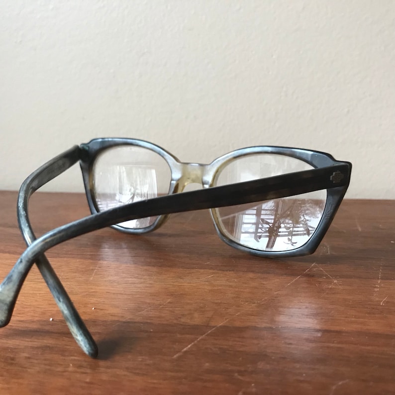 Vintage Titmus Z87 Safety Glasses Horn Rimmed Bifocals Frames Etsy