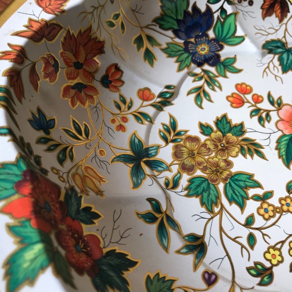 Daher Decorative Ware Platter 11101 Floral Servingware Etsy