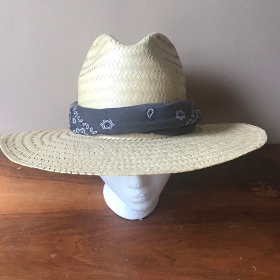Straw Sun Hat, Cowboy Hat, Farm Hat Garden Hat, S… - image 5