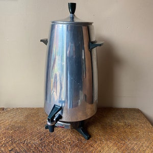 Vintage COLETTI 9 Cup Coffee Pot Percolator, COLETTI Bozeman Italian Coffee  Maker 