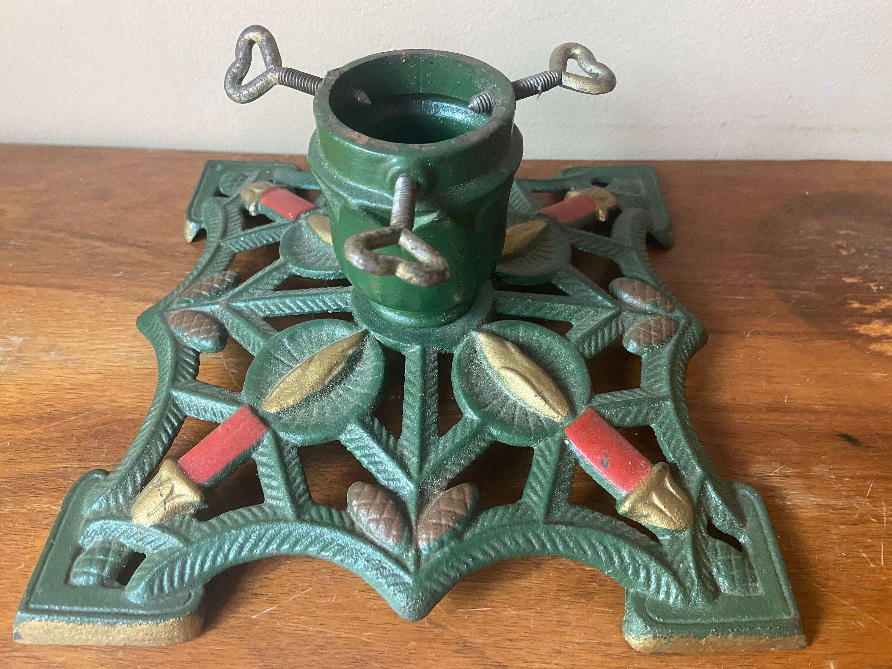 Vintage Cast Iron Christmas Tree Stand