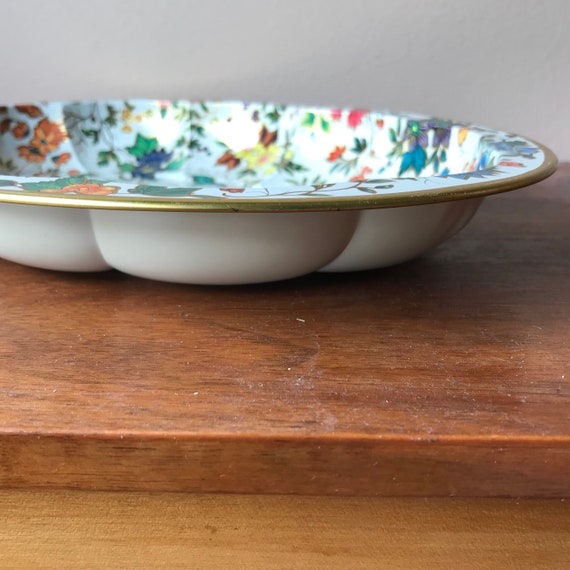 Daher Decorative Ware Platter 11101 Floral Servingware Etsy