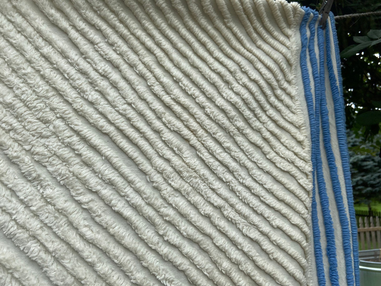 Vintage Chenille Baby Blanket Bunny Blanket Blankey Baby Etsy