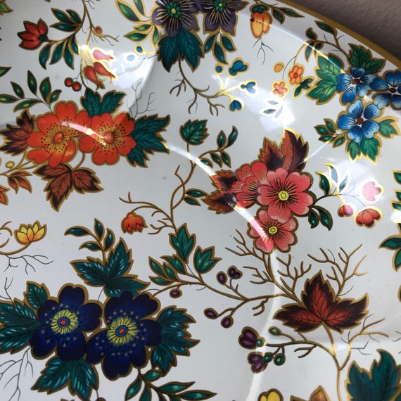 Daher Decorative Ware Platter 11101 Floral Servingware Etsy