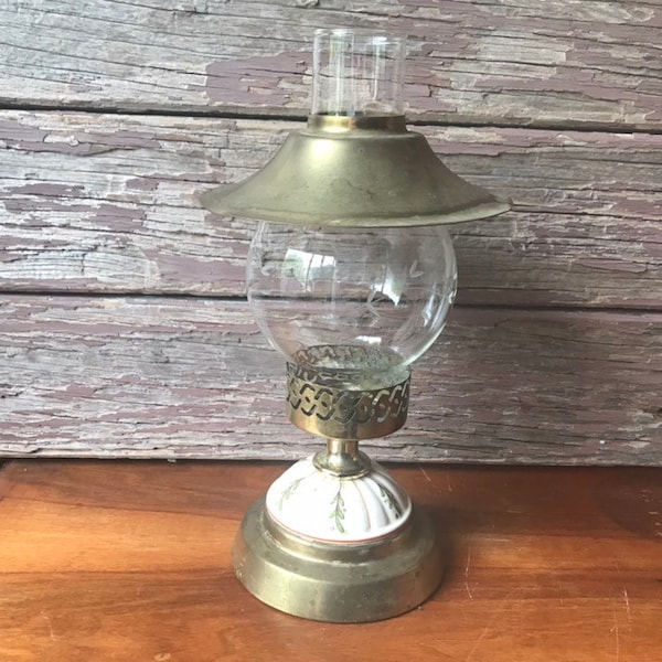 Frosted Hurricane Candle Holder Etsy