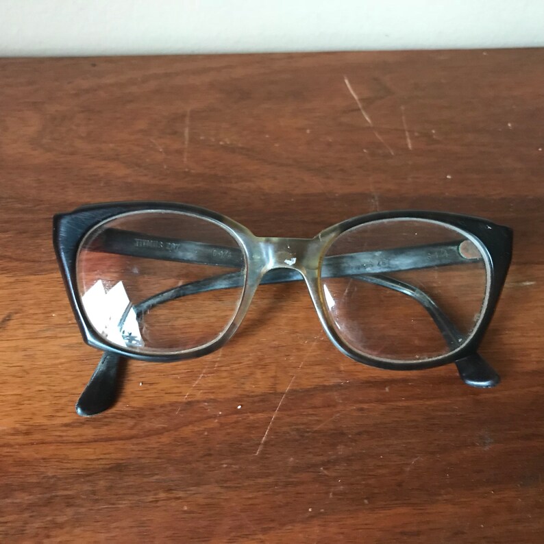 Vintage Titmus Z87 Safety Glasses Horn Rimmed Bifocals Frames Etsy