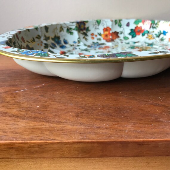 Daher Decorative Ware Platter 11101 Floral Servingware Etsy