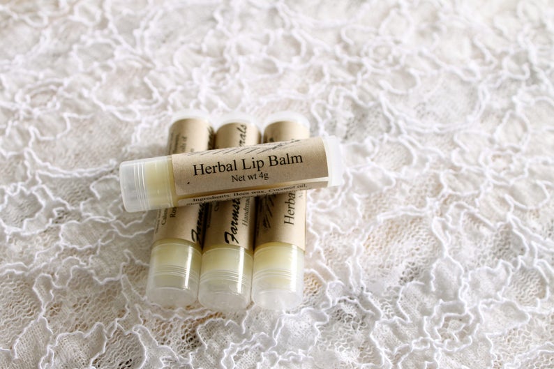 Herbal Lip Balm Herbal Lip Salve Lip Balm Moisturizer Etsy India