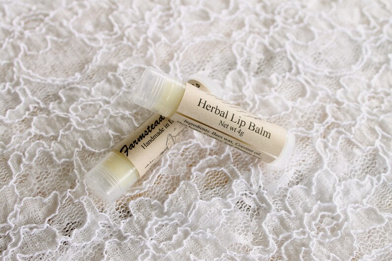 Herbal Lip Balm Herbal Lip Salve Lip Balm Moisturizer Etsy