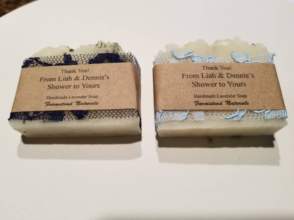  Set of 10 Handmade Baby Shower Scented Soap Party