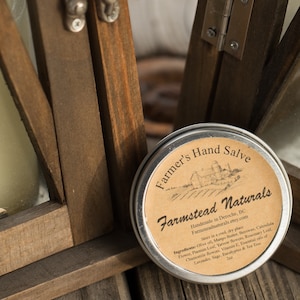 Hand Cream, Gift for Farmer, Gardener&#39;s Gift, Natural, Herbal Remedy, Handmade, Gardening, Salve, Balm, Herbal, Natural Skincare