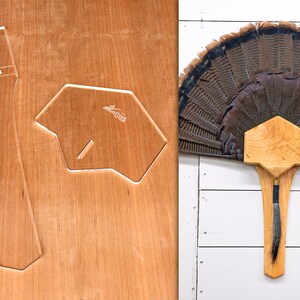 Template for DIY Turkey Mount - Fan and Beard Plaque - Etsy