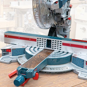 PLANS for Miter Saw Dust Collection Fence