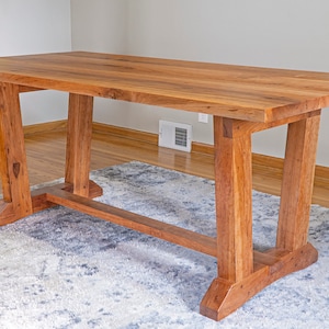 Trestle Table PLANS - Collapsible Dining Table