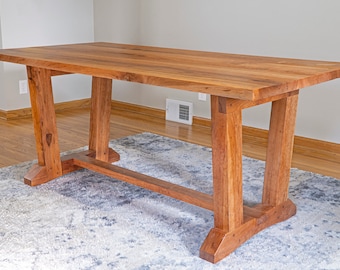 Trestle Table PLANS - Collapsible Dining Table