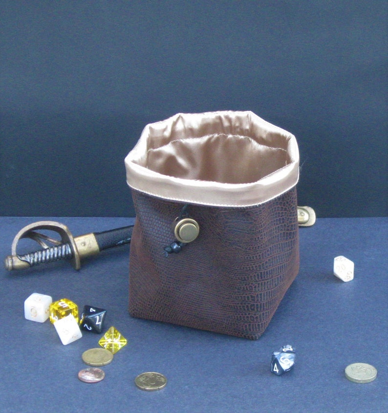 Vegan Leather Dice Bag Large Drawstring Dice Pouch Jewelry Etsy