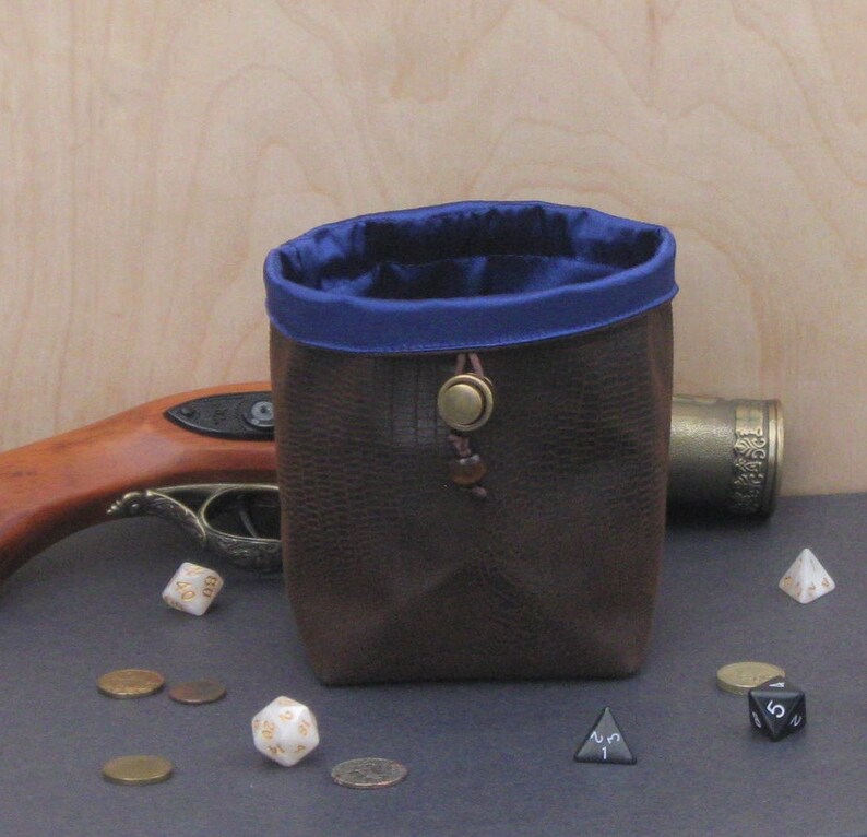 Vegan Leather Dice Bag Large Drawstring Dice Pouch Jewelry Etsy