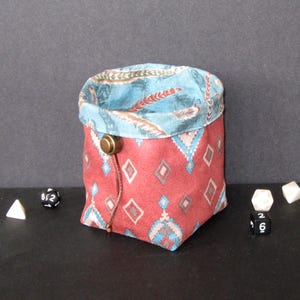 Vegan Wildleder Würfel Tasche, große Tasche des Haltens, Stringstring Beutel, Dungeons und Drachen Würfel Tasche, Renaissance Faire, Cosplay, RPG Würfel Tasche, D&D