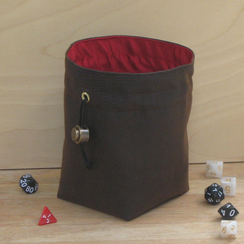 Vegan Leather Dice Bag Large Drawstring Dice Pouch Jewelry Etsy