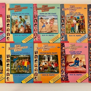 21-30 Vintage BSC Baby-Sitter&#39;s Club Books, Collector&#39;s Covers