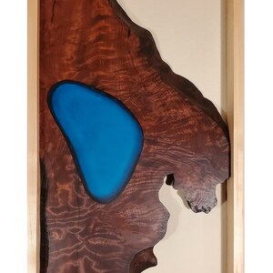 Redwood burl live edge wood art