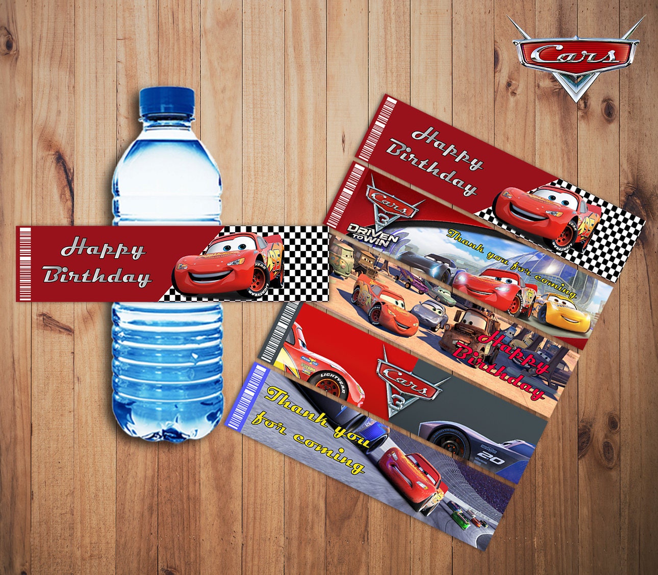 disney cars water bottle