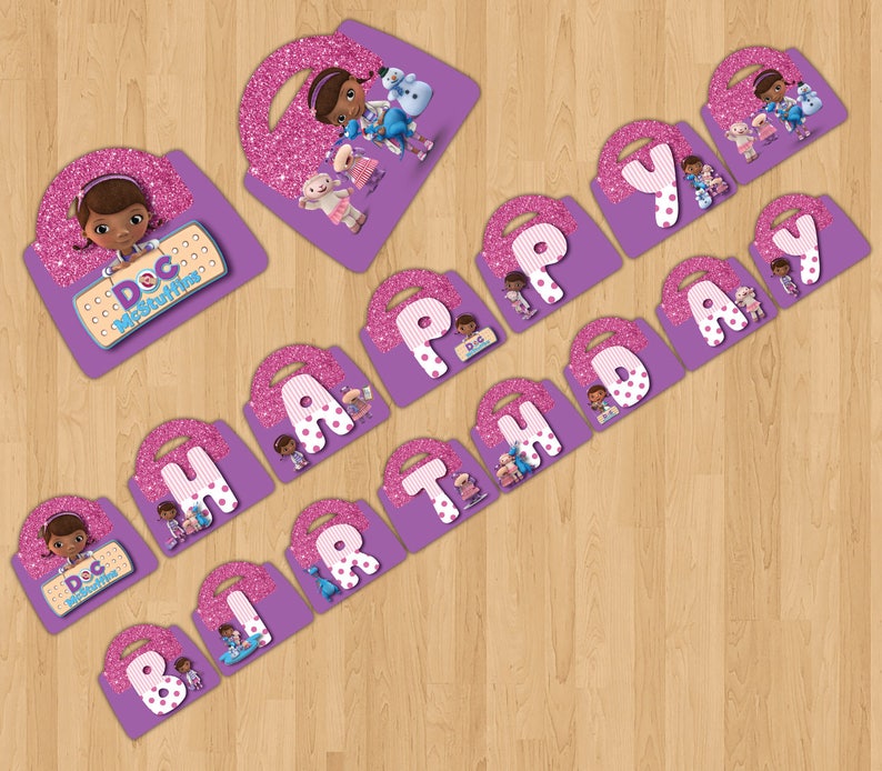 Doc Mcstuffins Party Package Doc Mcstuffins Party Etsy