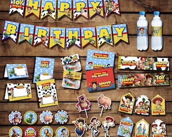 Toy Story party pack, toy story birthday, toy story party package, woody party, buzz lightyear, toy story birthday| PACK_TOY STORY