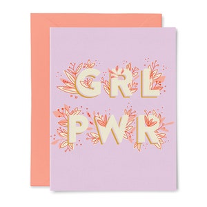 Dziewczyna moc karty GRL PWR