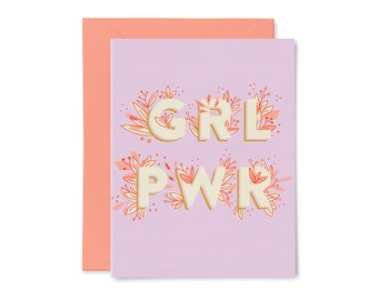 Girl Power Card GRL PWR