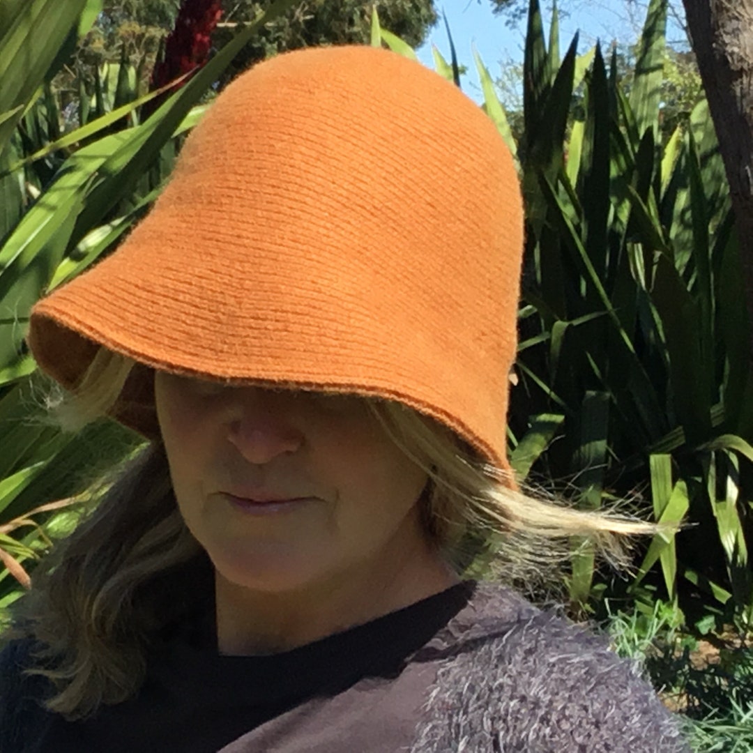 Bucket Hat Women's Felted Wool Bucket Hat Winter Hat Ladies Hat Gift