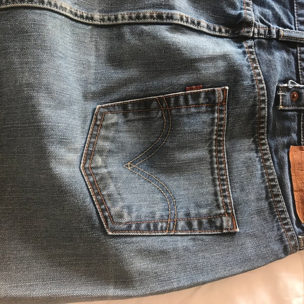 LEVIS ORIGINAL VINTAGE mini skirt, size 14