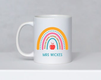 Teacher mug | thank you teacher gift | teacher gift ideas | end of year | personalised teacher | teacher coffee