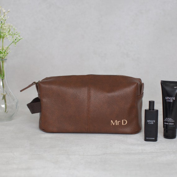 Personalised Men's Wash Bag Gift for Men Gifts for Him Brother Husband Dad  - Etsy