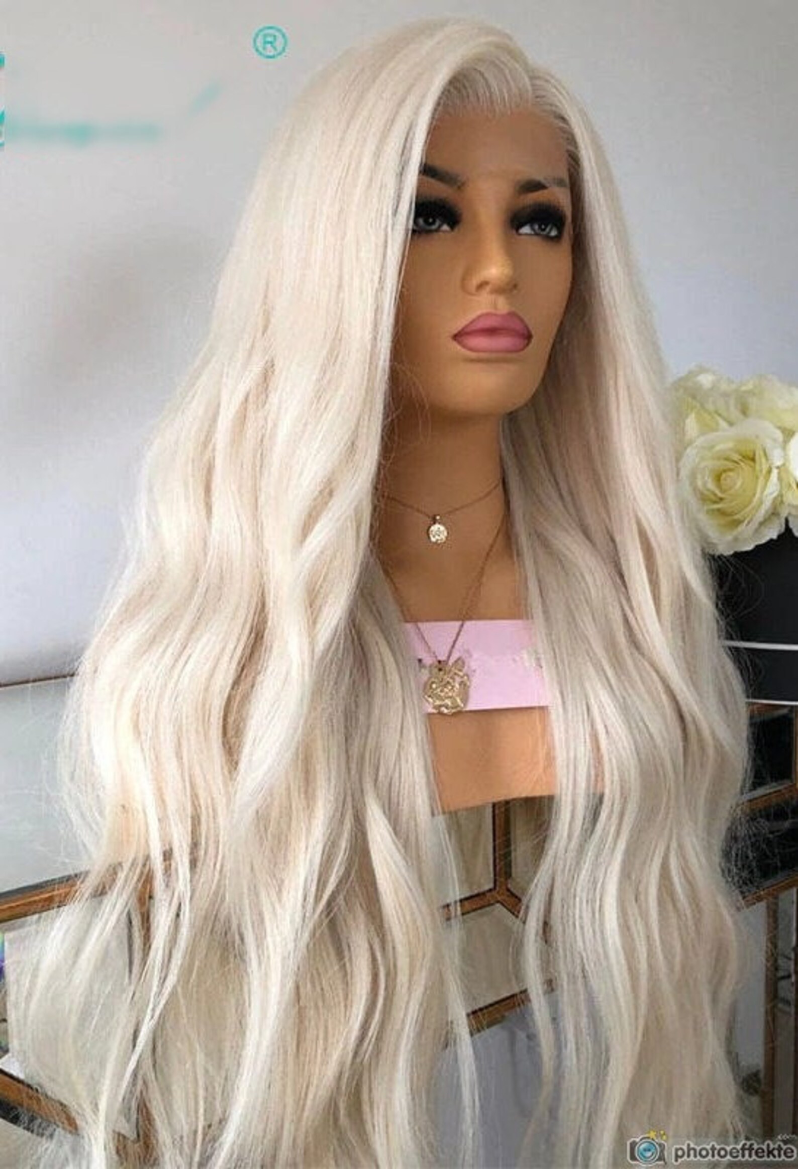 Tranparent white wig lace front wigs wig human hair wigs Etsy