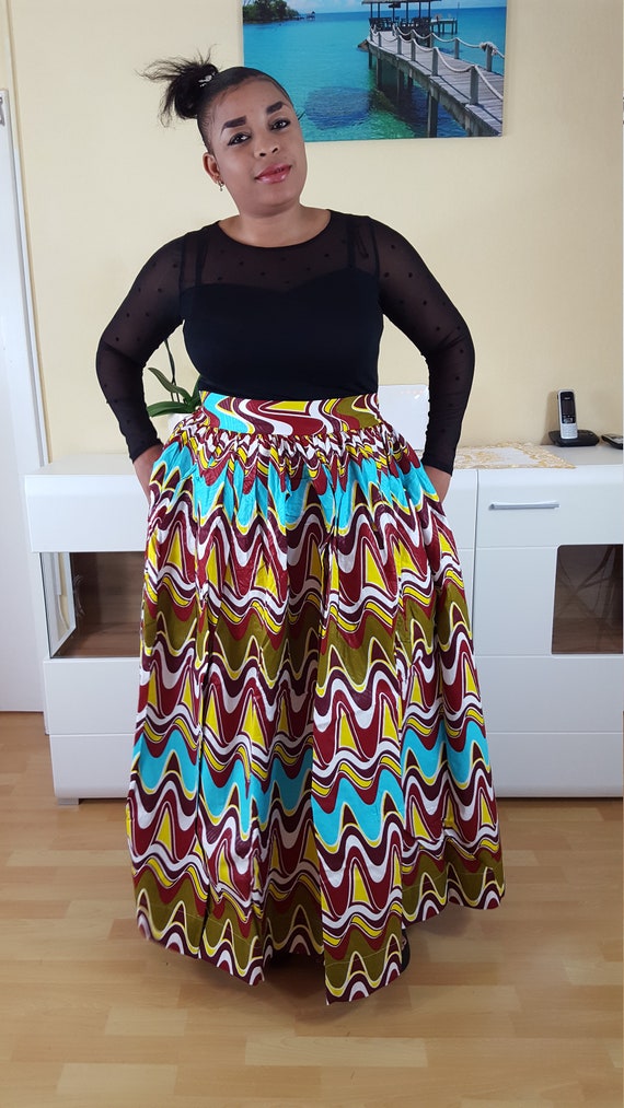 afrocentric maxi skirts
