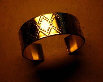 Viking bracelet  Replica From Gotland Cuff brass bracelet