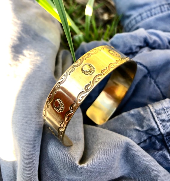 Unisex Sculldesign Bracelet Steampunk Cuff Biker Artisan Jewellery 