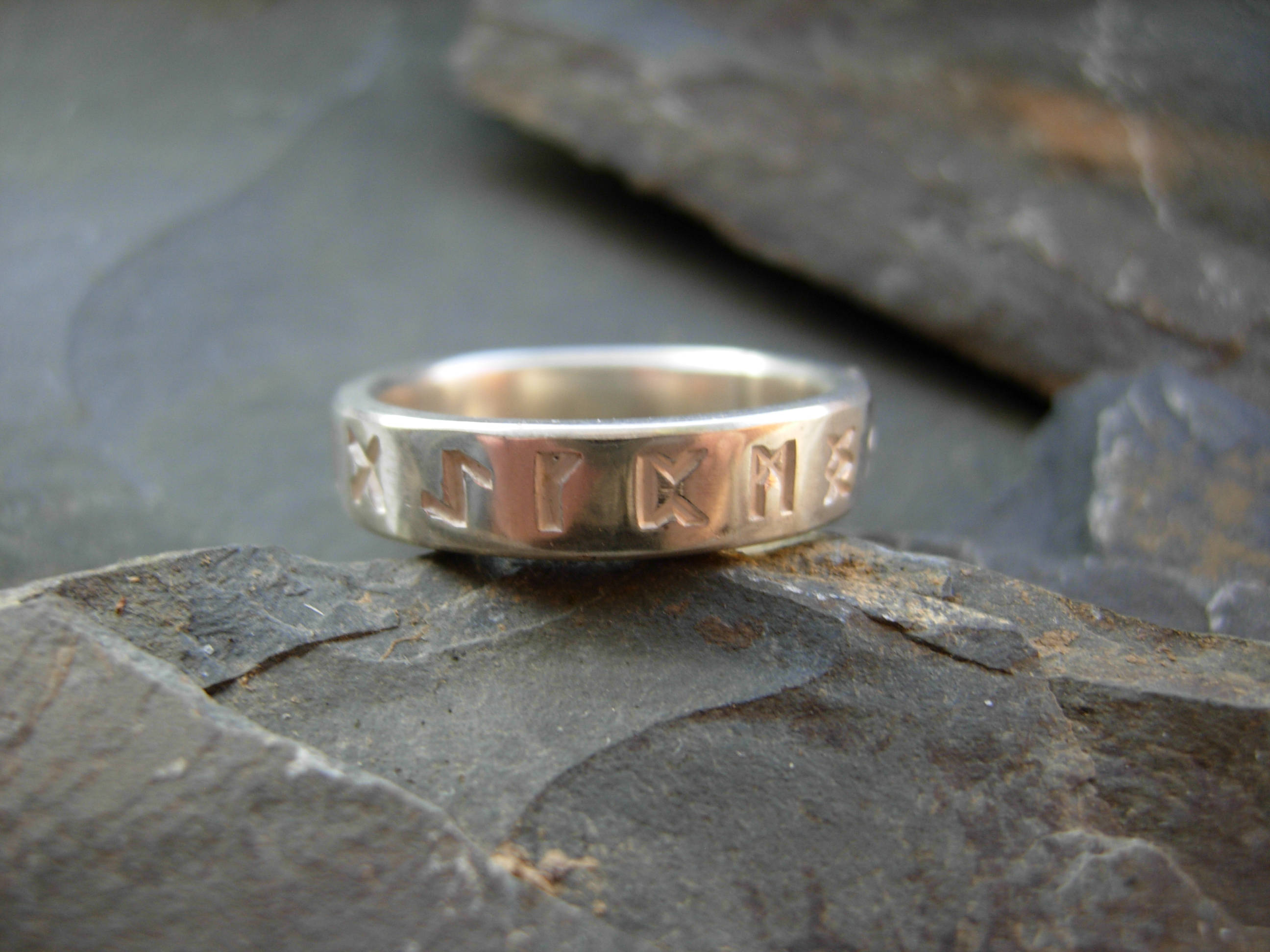 Jewellery Rings Bands Made to Order Rune Ring 
