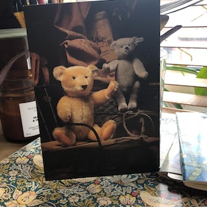 vintage Carte de voeux originale Steiff ours en peluche pour toutes les occasions. Réplique, fête des mères, fête des pères, anniversaire de Pâques 1905