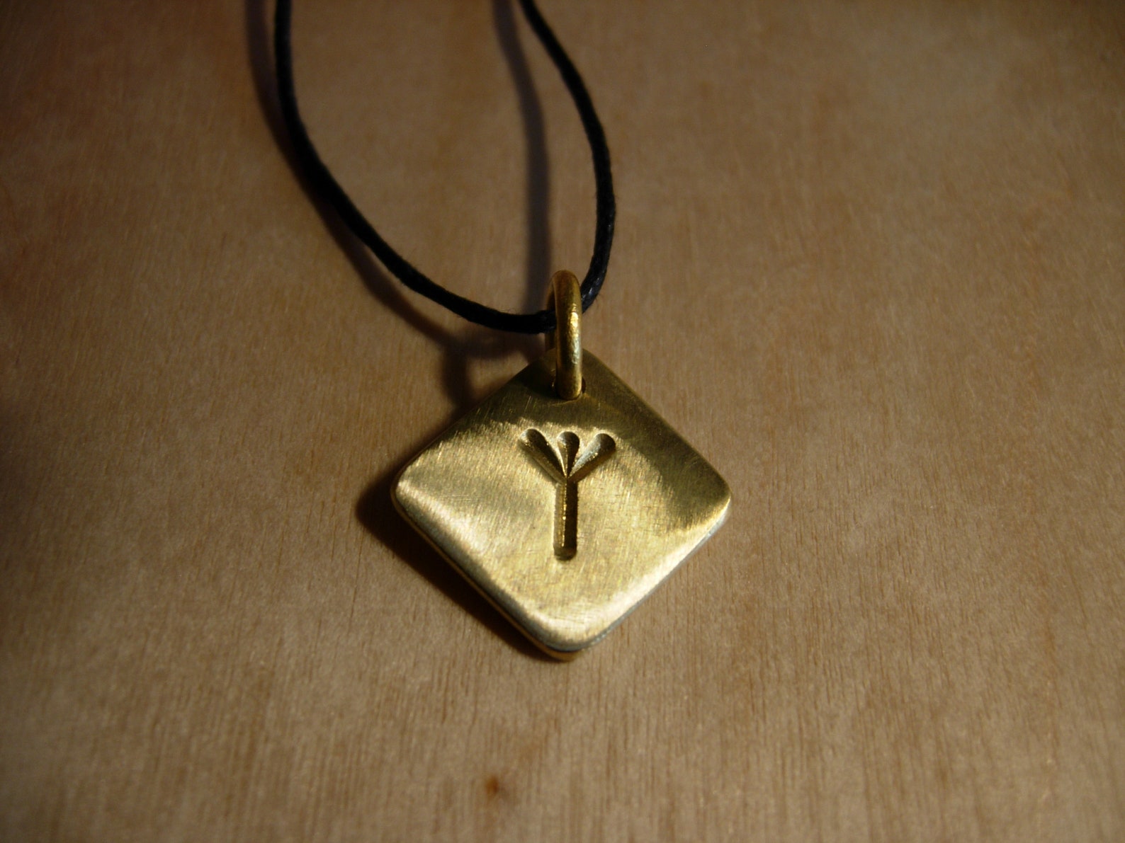 Algiz Norse Rune Necklace Madr ALG Viking Rune Layering - Etsy