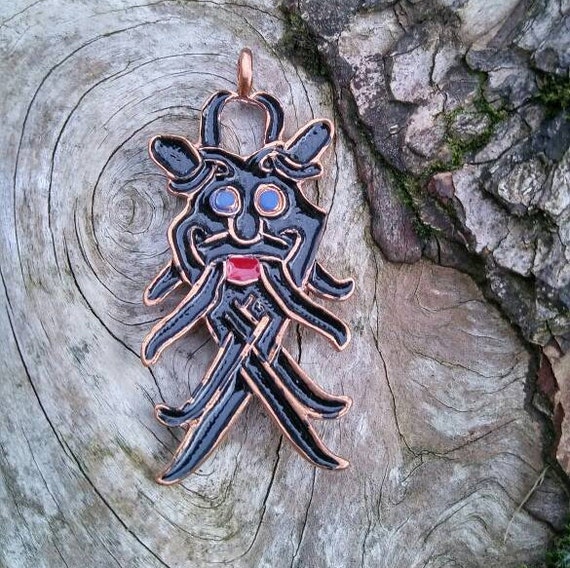 Viking Aarthus Mask Pendant. Odin's Mask From Denmark Rune | Etsy