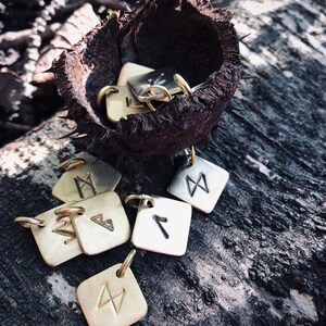 Berkana Bjarkan Beorc Rune Layering Pendant - Viking - Anglo-saxon ...