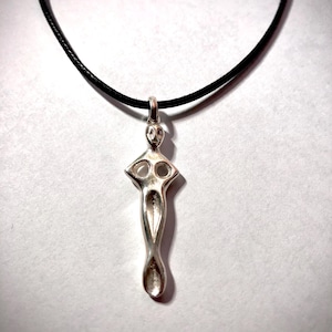 Viking Sterling Silver Ear Pick: Man-Shaped Pagan Cleaning Tool