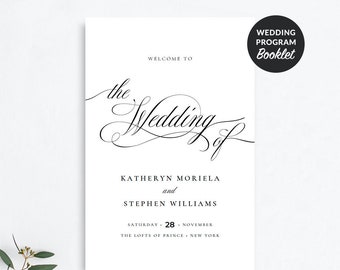 wedding programs etsy