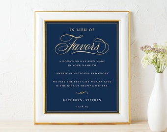 In Lieu Of Flowers Etsy