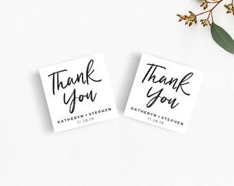 wedding favor tags template rustic wedding thank you tags etsy