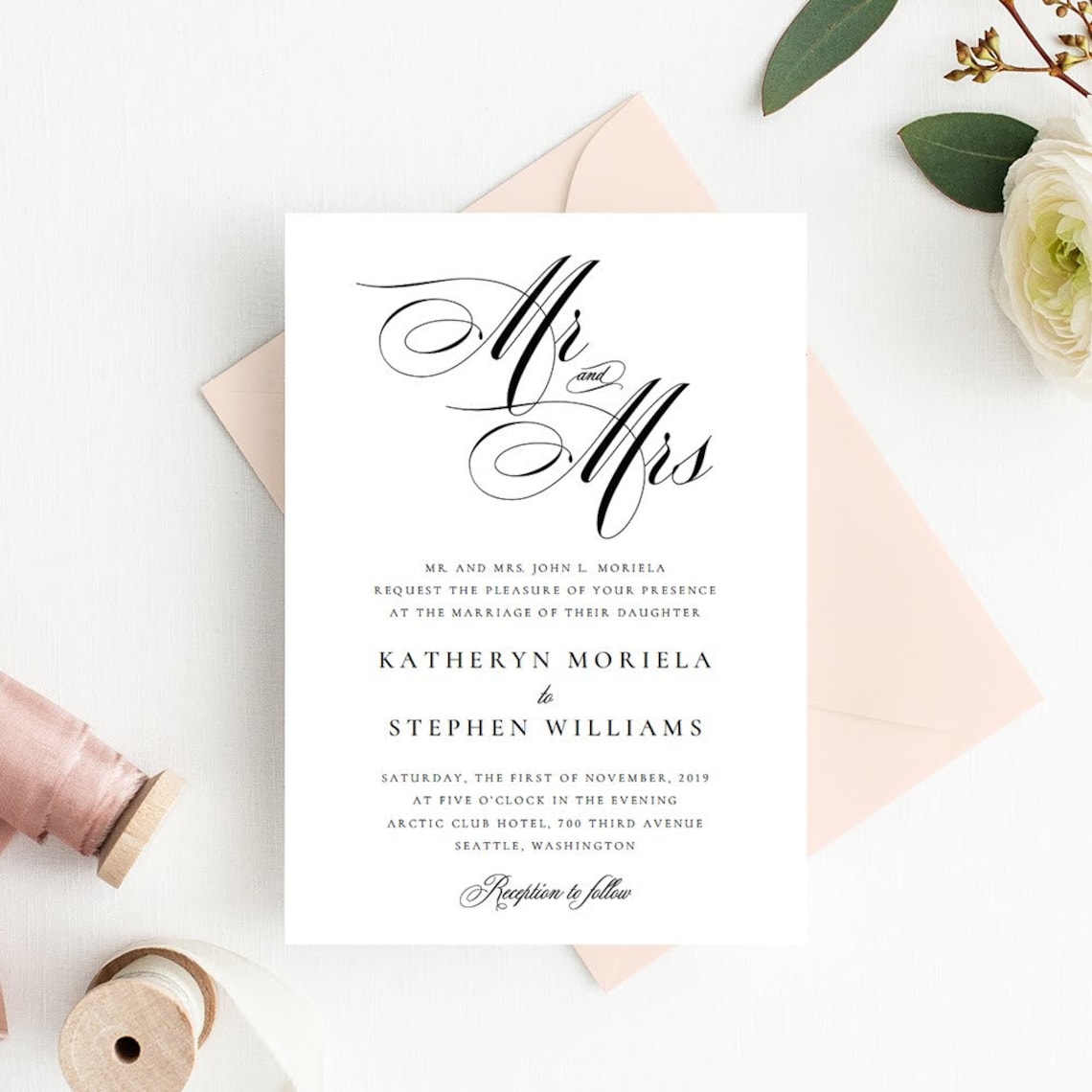 how to write mr and mrs on wedding invitation