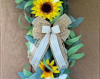 Sunflower Swag, Wreath, Everyday