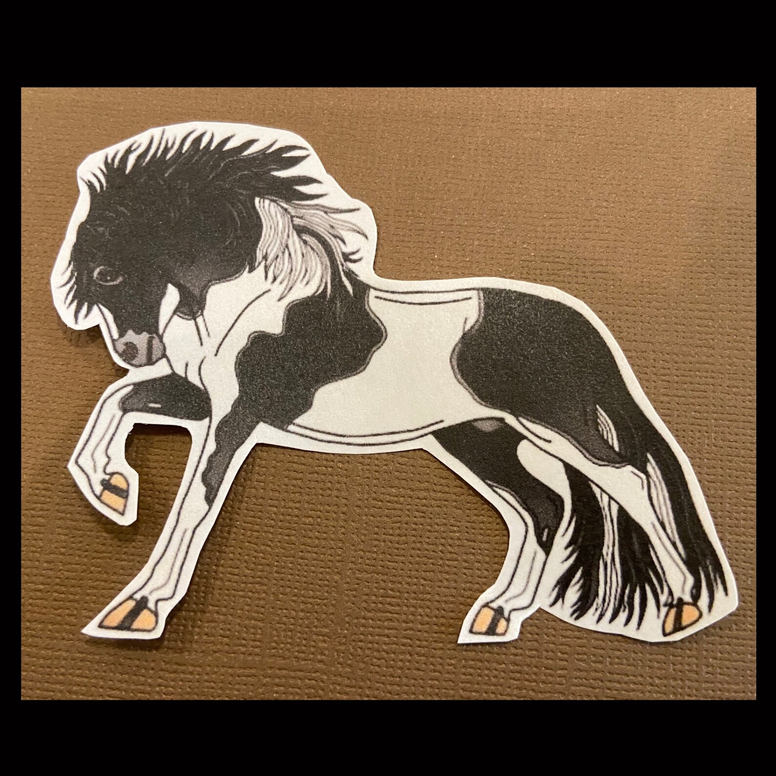 Horse Stickers Mustang wild horse stickers for journals | Etsy